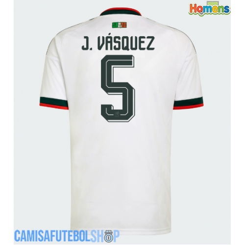 Camisa de time de futebol México Johan Vasquez #5 Replicas 2º Equipamento Mundo 2026 Manga Curta